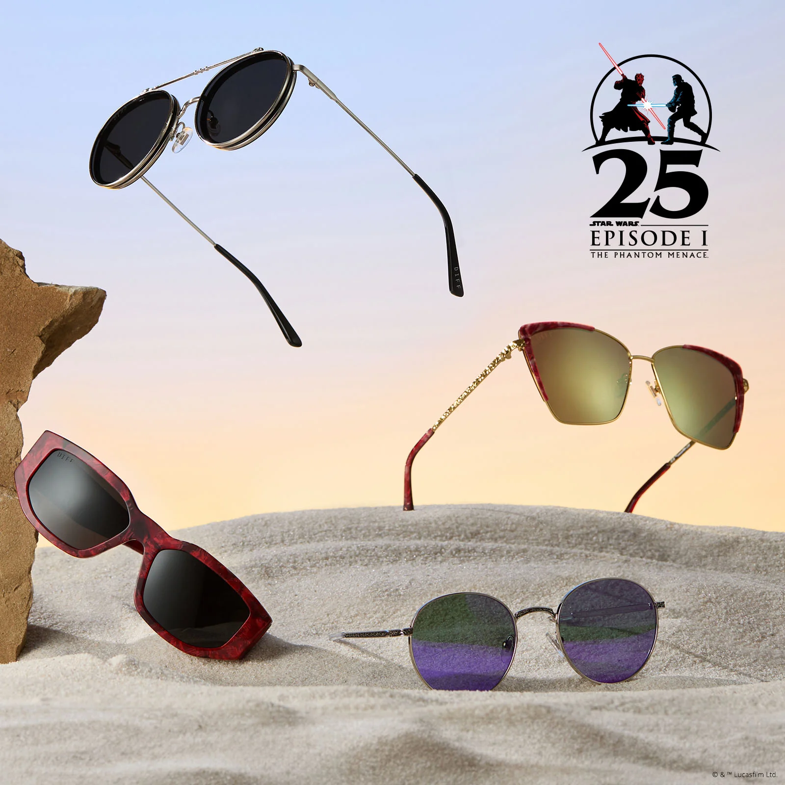ANAKIN™ - PODRACER™ + GALACTIC BRUSHED SILVER + GLASSES - Image 12