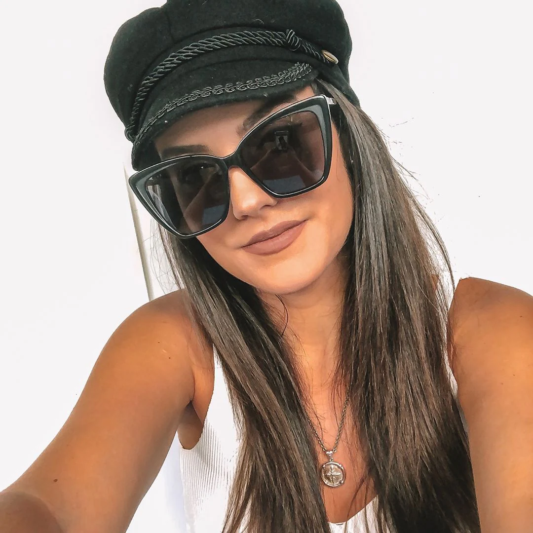 BECKY II - BLACK + DARK SMOKE POLARIZED SUNGLASSES - Image 9