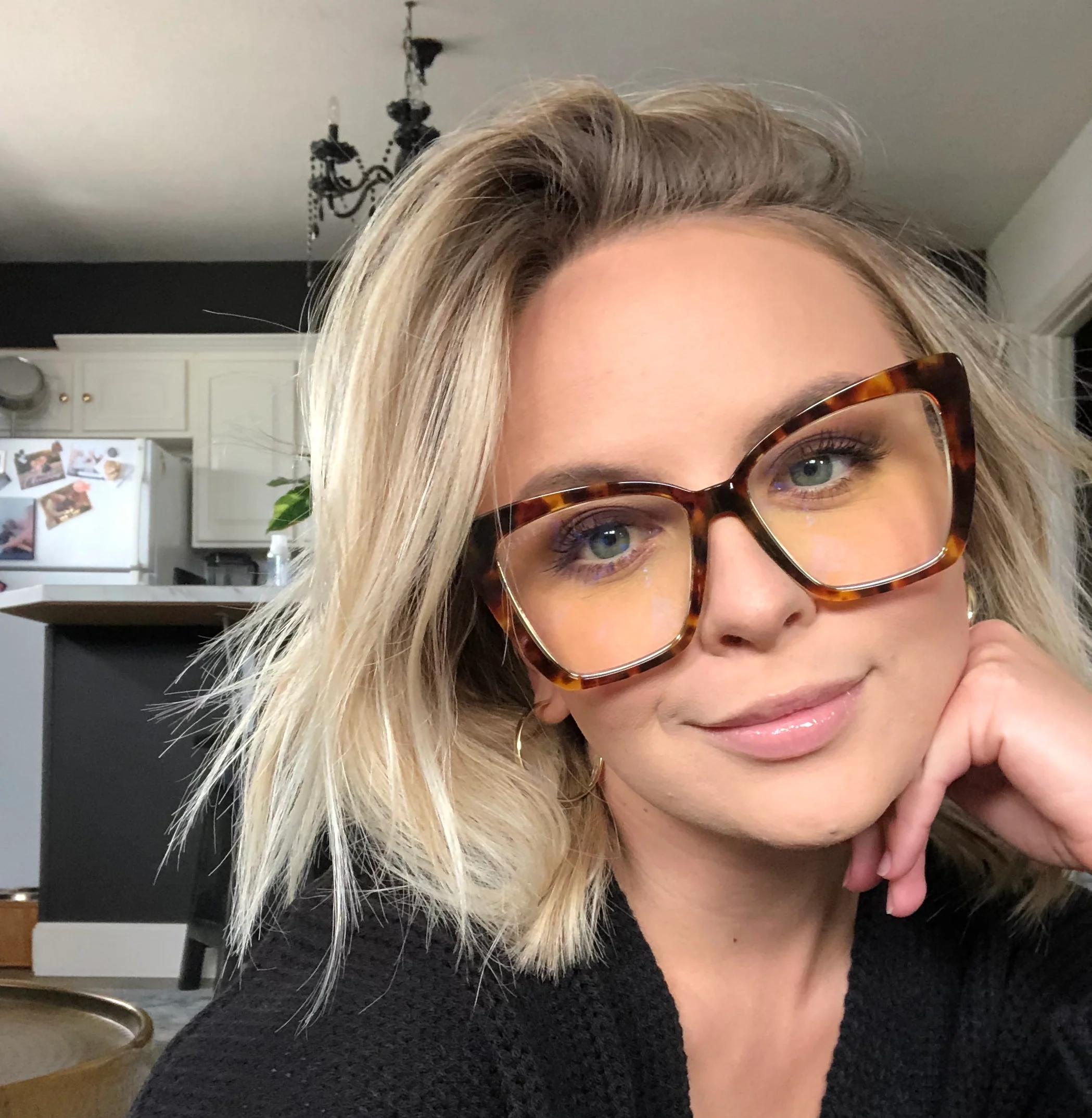 BECKY IV - VINTAGE CRYSTAL + BLUE LIGHT TECHNOLOGY GLASSES - Image 9