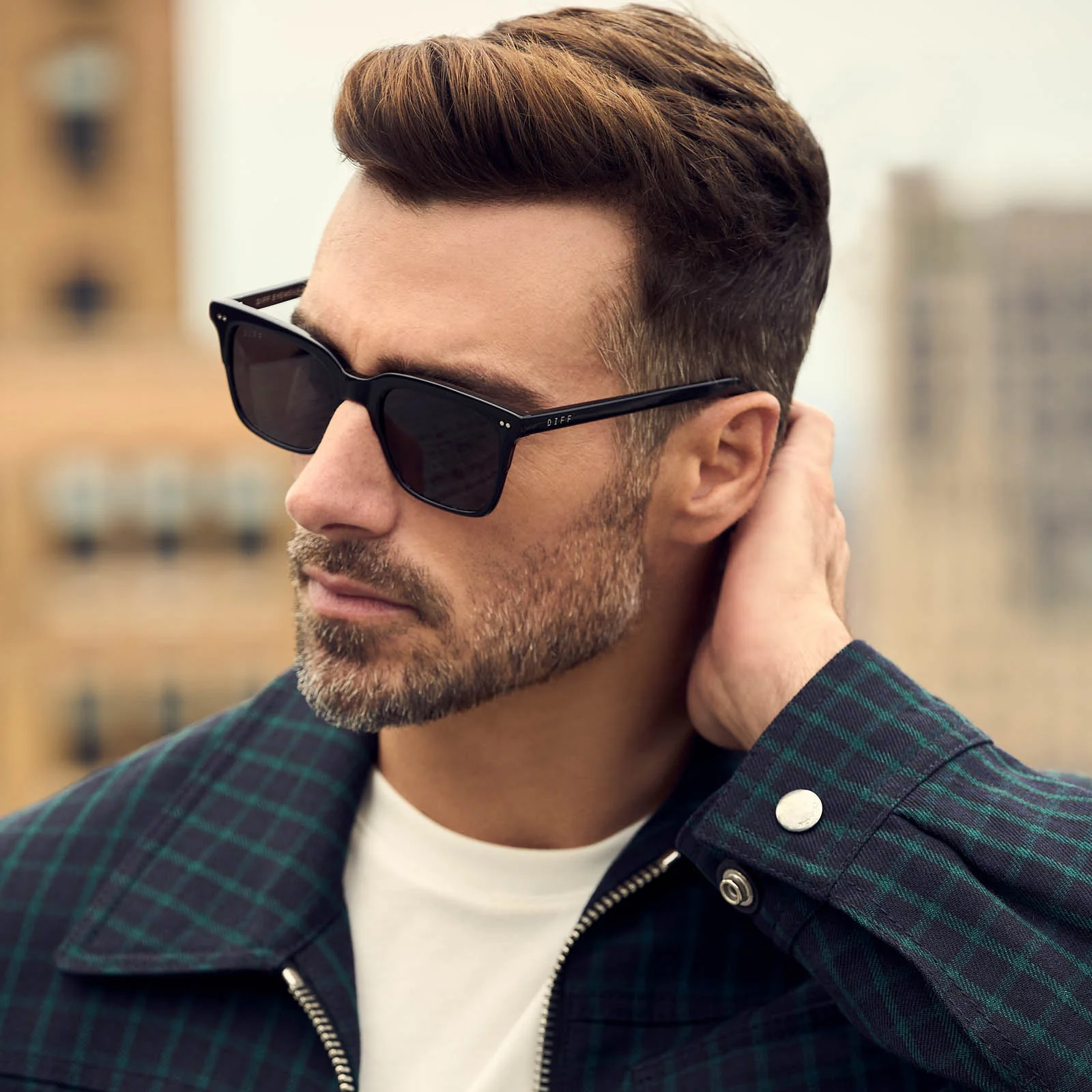 BILLIE - BLACK + GREY + POLARIZED SUNGLASSES - Image 12