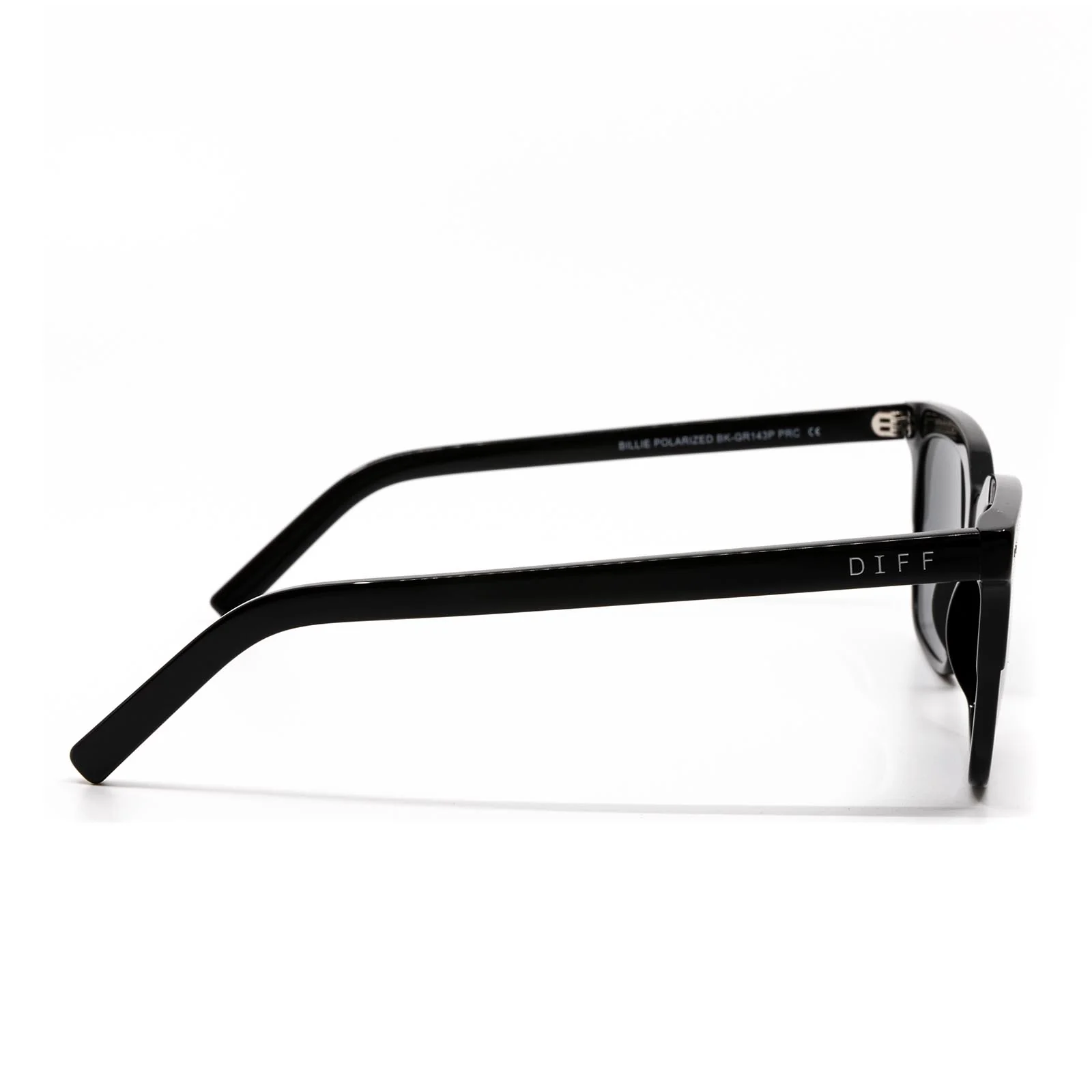 BILLIE - BLACK + GREY + POLARIZED SUNGLASSES - Image 3