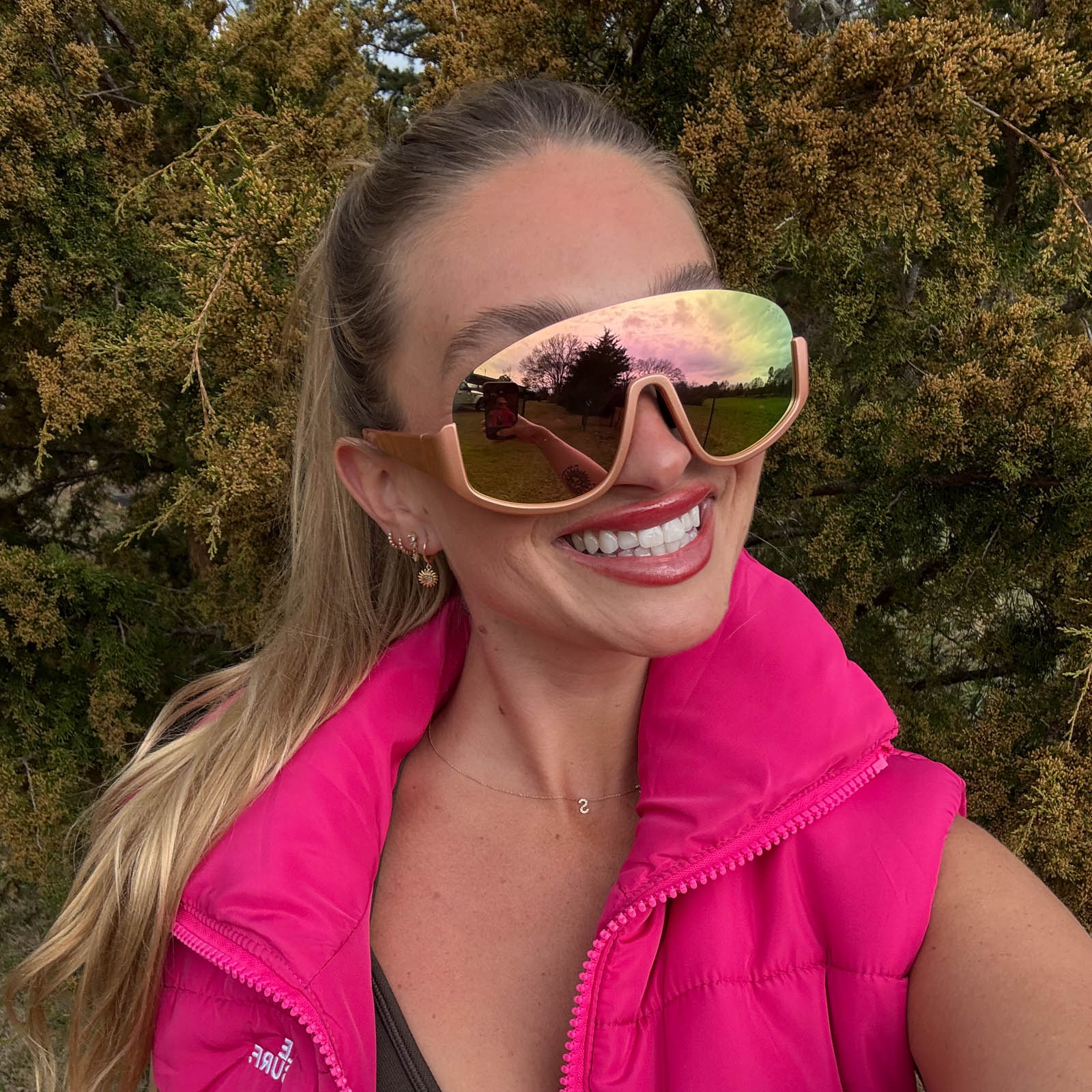 BLAZER - ROSE GOLD + PEACH MIRROR + POLARIZED SUNGLASSES - Image 10