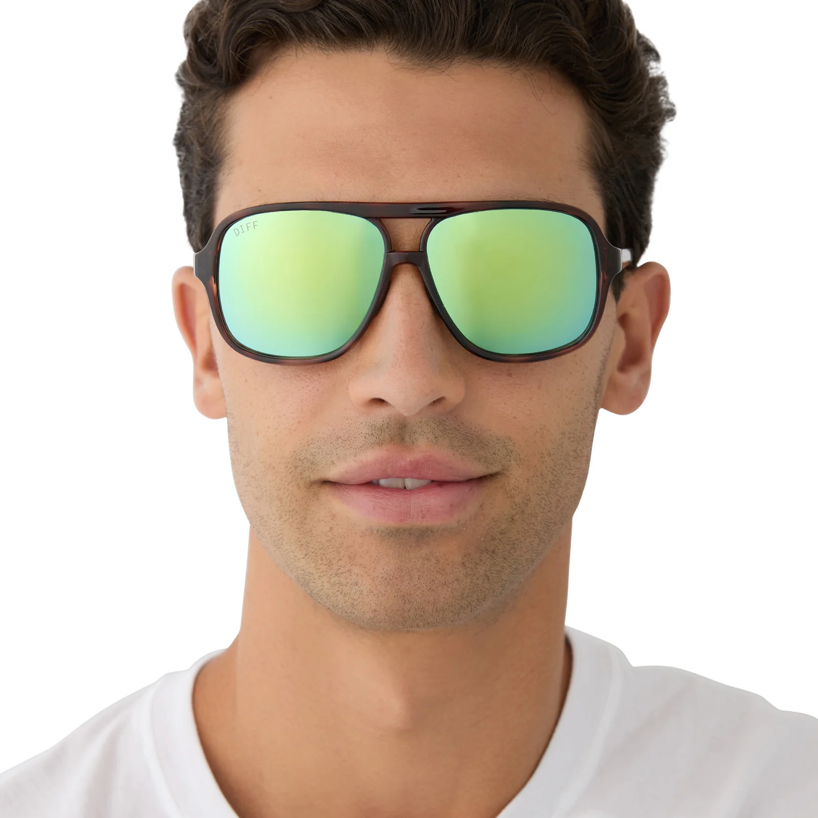 HANGTIME - TORTOISE + TURQUOISE ICE MIRROR + POLARIZED SUNGLASSES - Image 8
