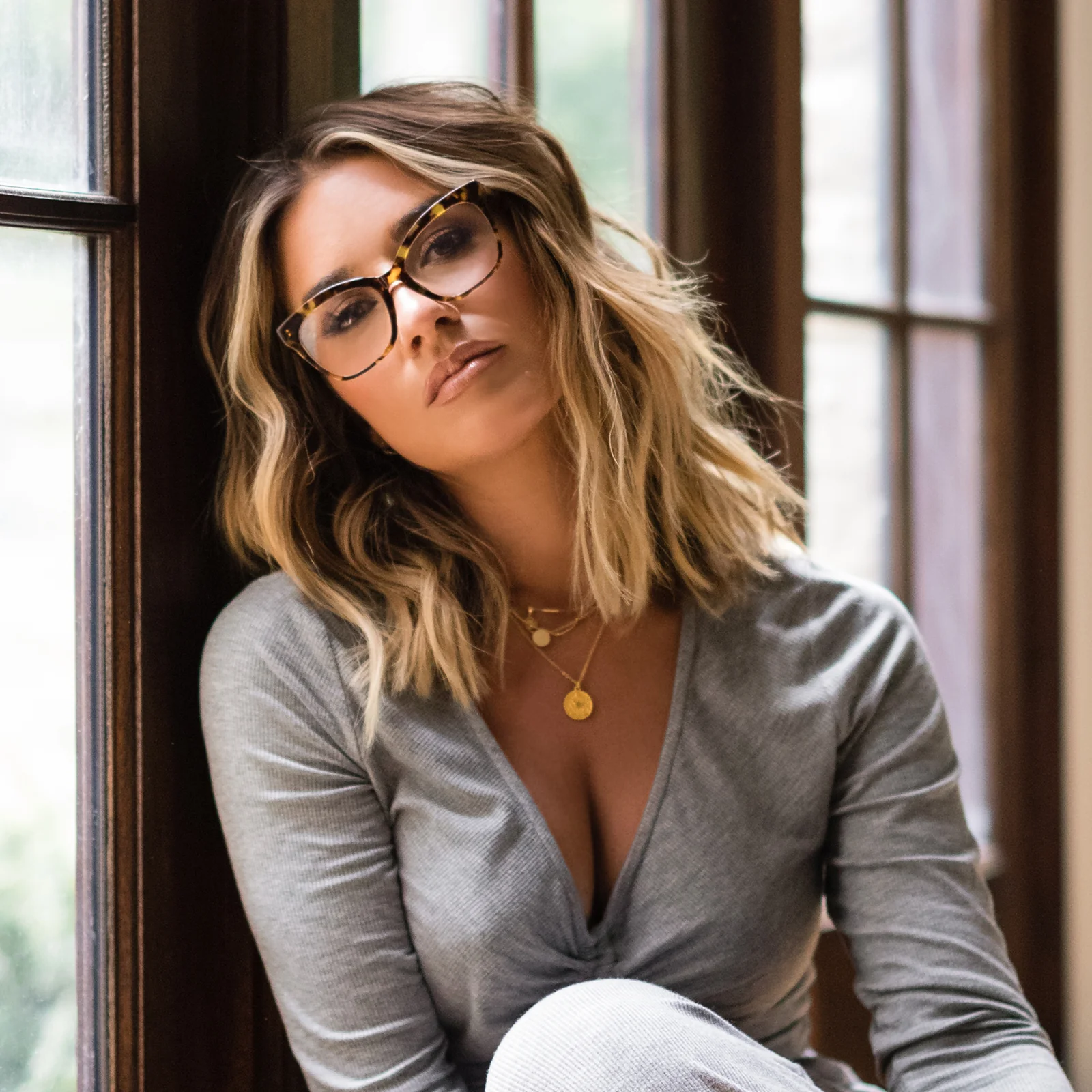 WINSTON - CREAM TORTOISE + BLUE LIGHT TECHNOLOGY GLASSES - Image 8